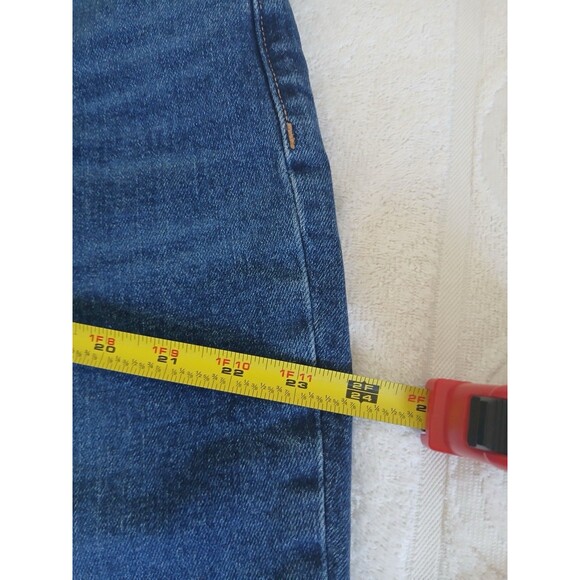 Old Navy Women’s Jeans 14 Tall High Rise Curvy O.G Straight Button Fly - Picture 13 of 16